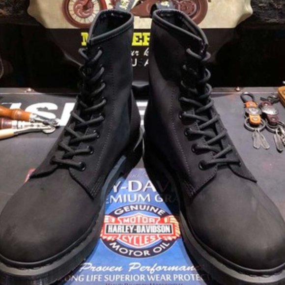 Leather frosted boots main image 5